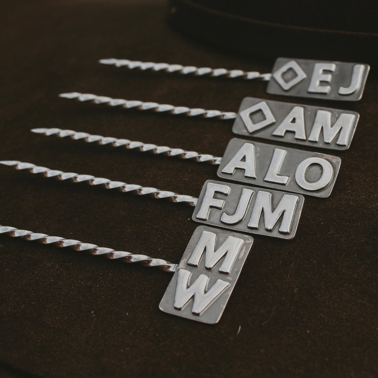 Sterling Silver Custom Hat Picks