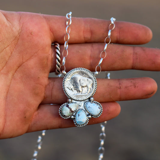 Golden Hills Buffalo Nickel Necklace