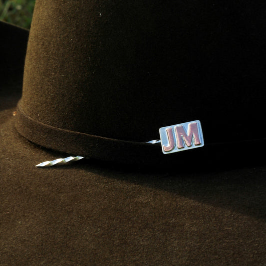 Sterling Silver & Copper Custom Hat Pick