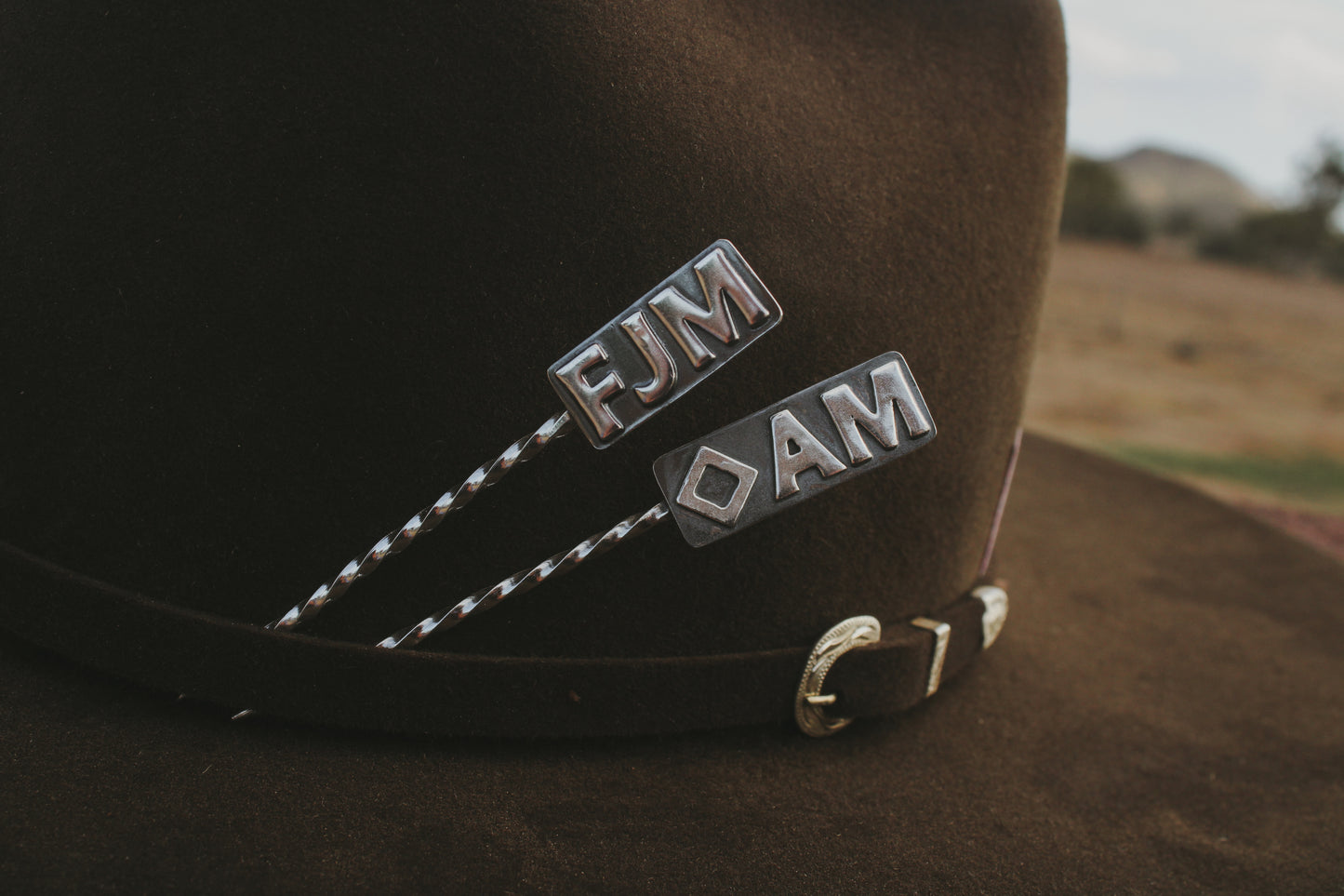 Sterling Silver Custom Hat Picks
