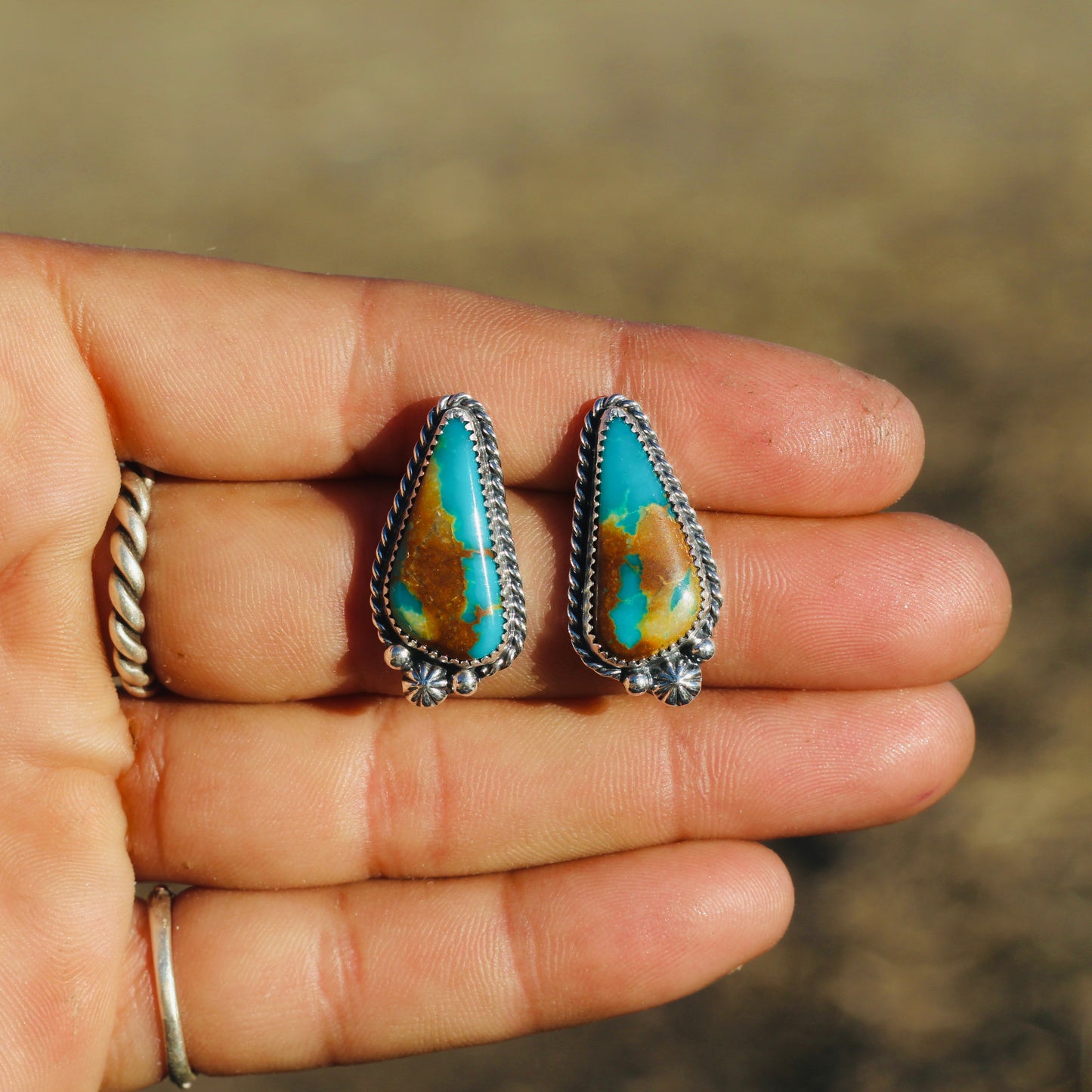 Royston Turquoise Studs