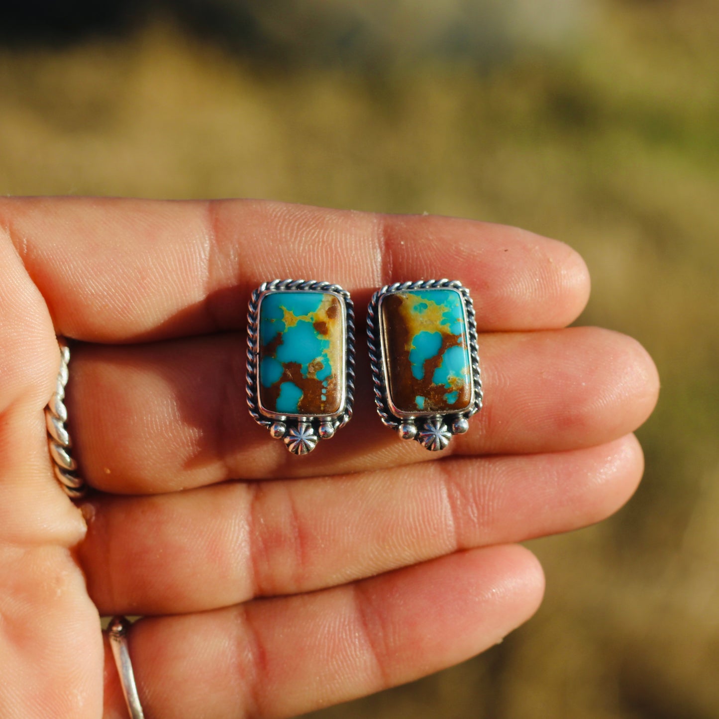 Royston Turquoise Studs