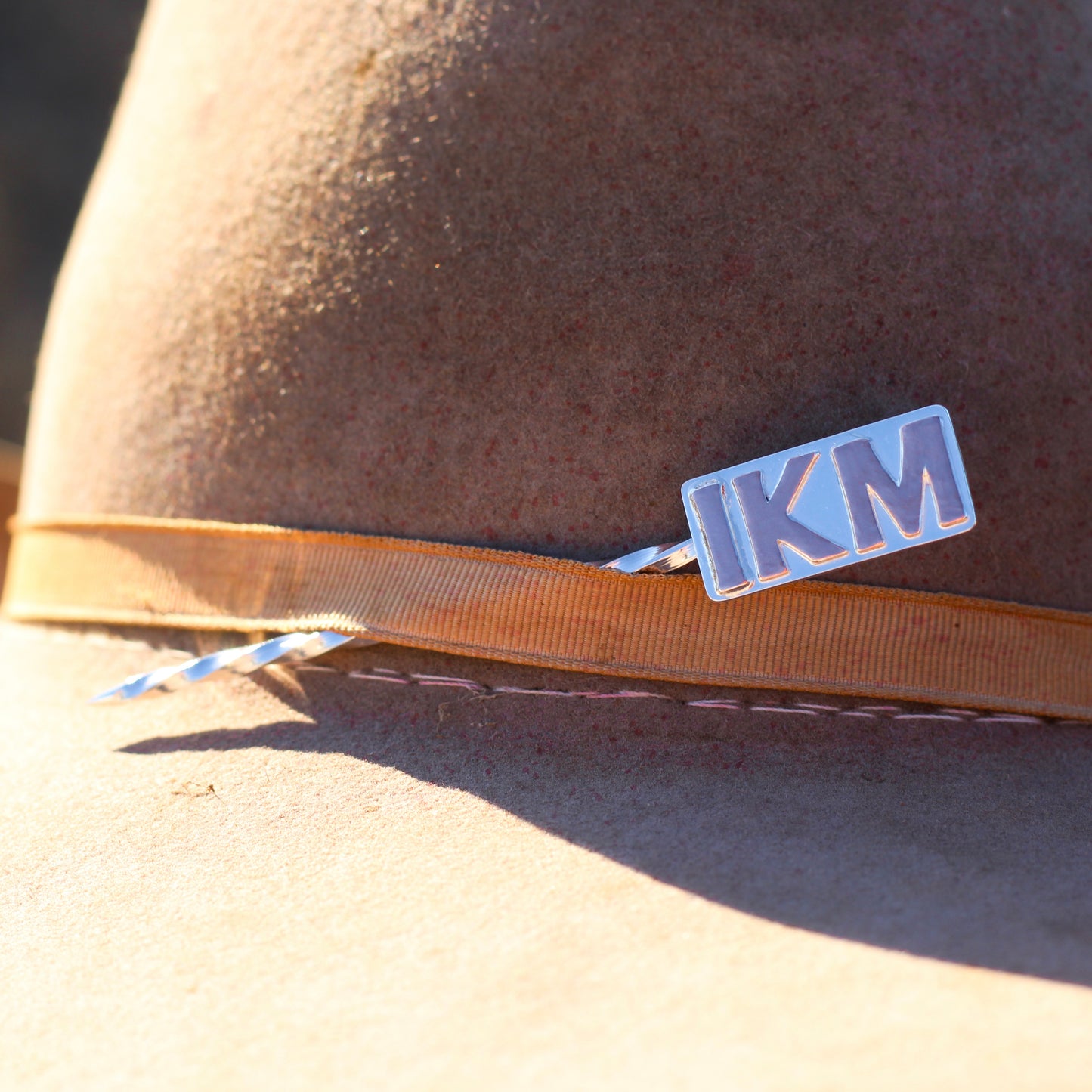 Sterling Silver & Copper Custom Hat Pick