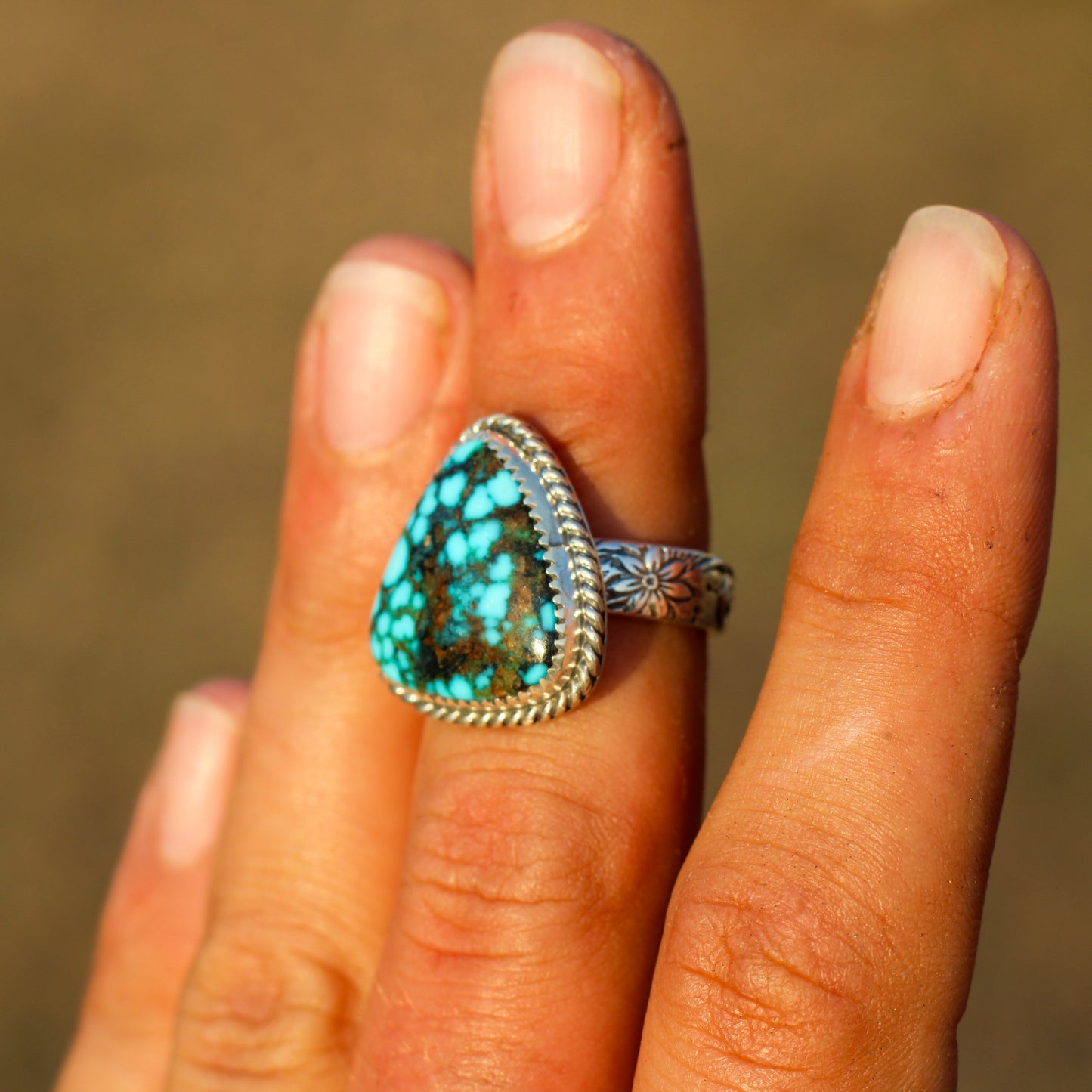 Cloud Mountain Turquoise Ring