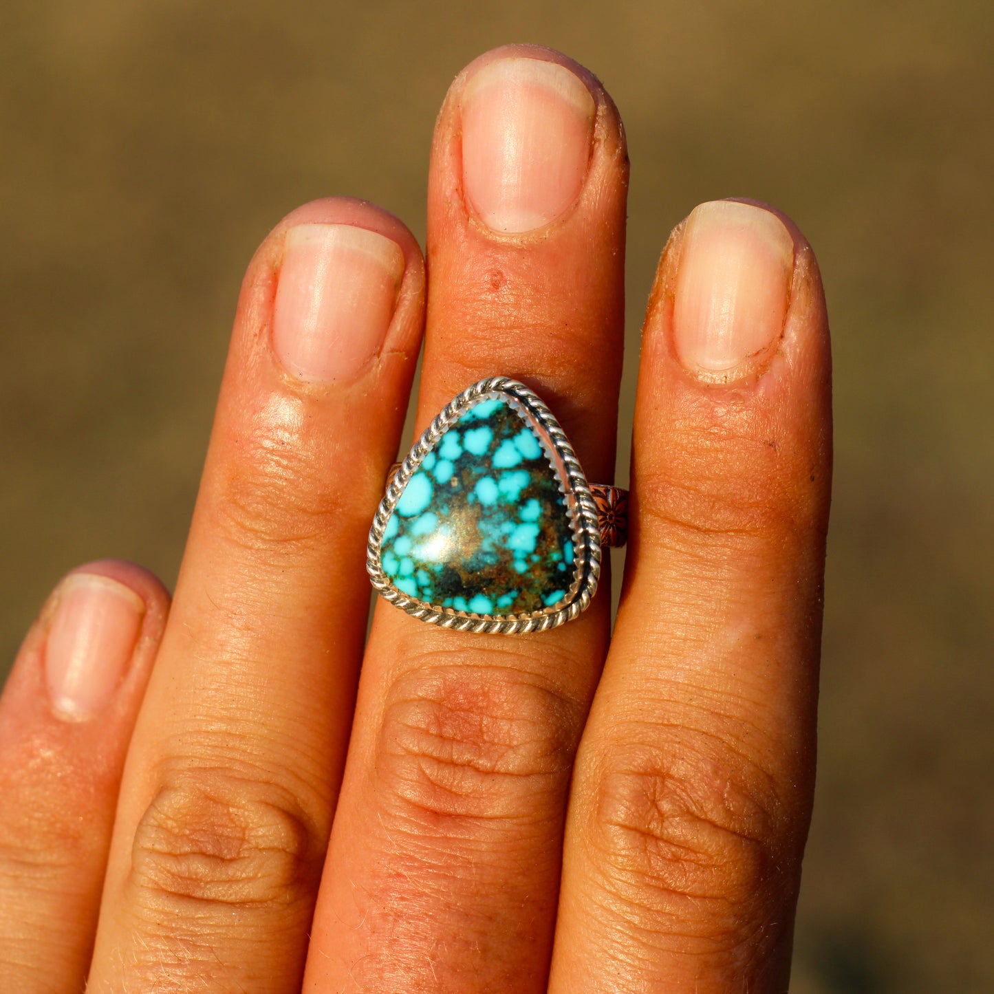 Cloud Mountain Turquoise Ring