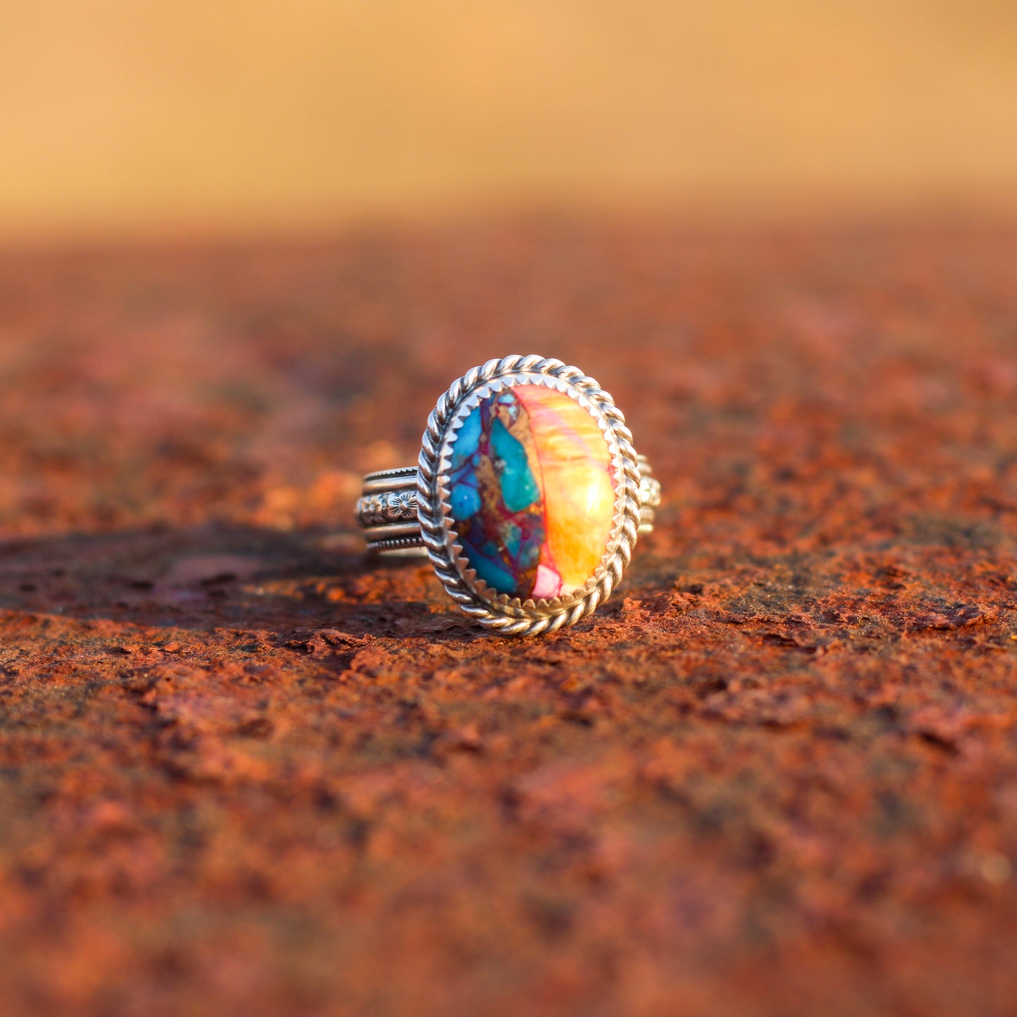 Pink Spiny Oyster Ring