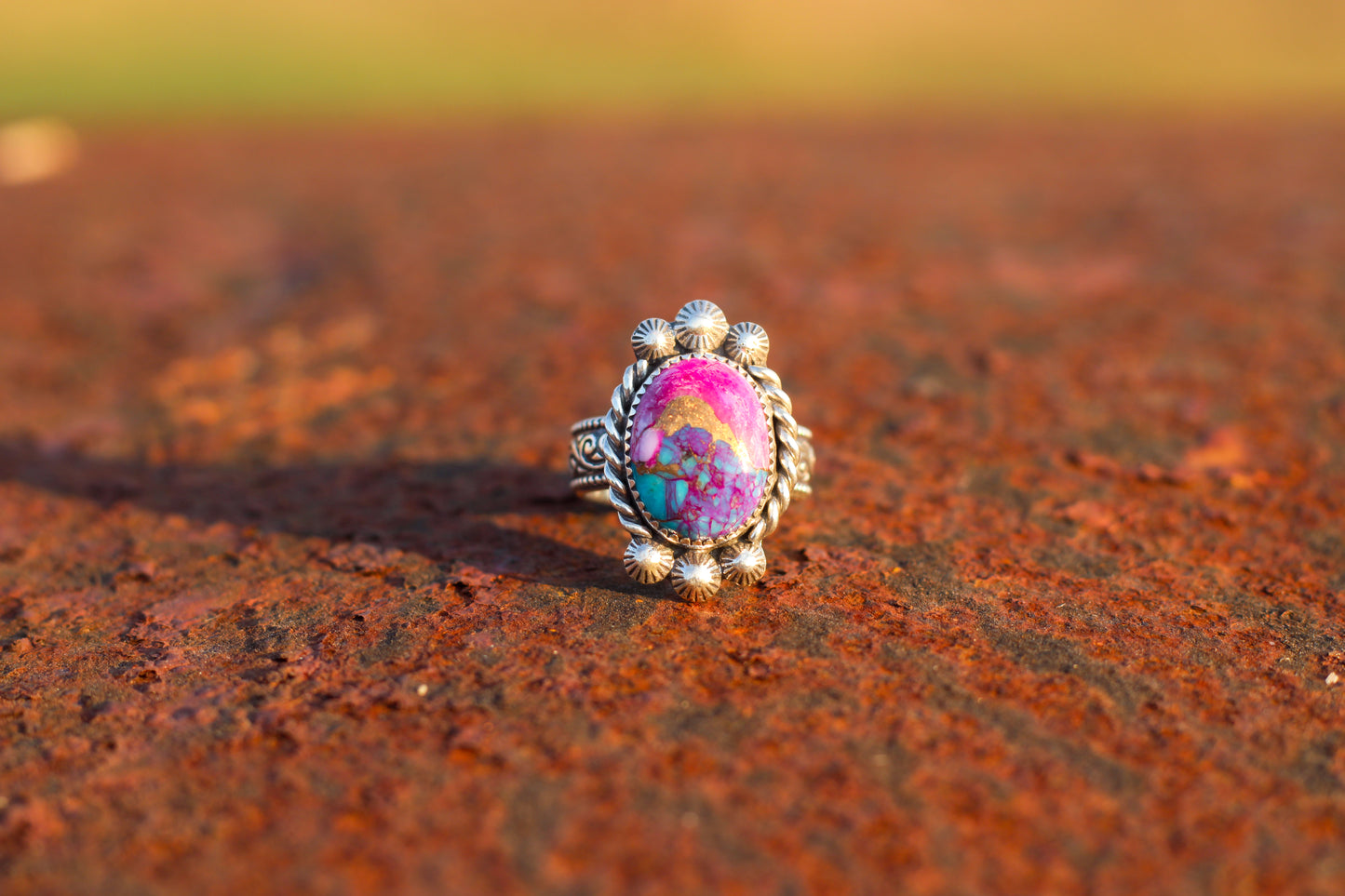 Pink Spiny Oyster Ring
