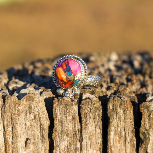 Pink Spiny Oyster Ring