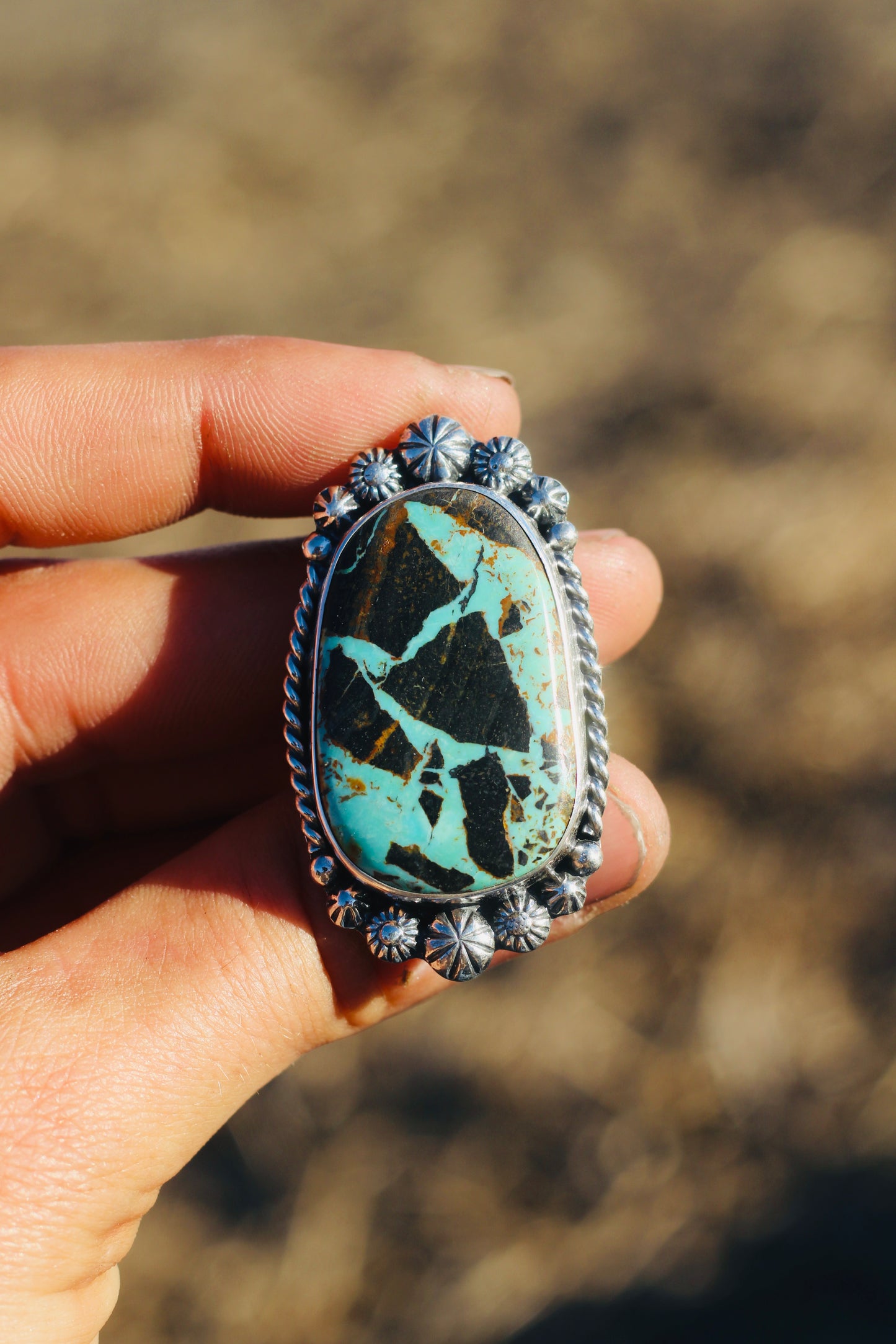 Blackjack Turquoise Ring