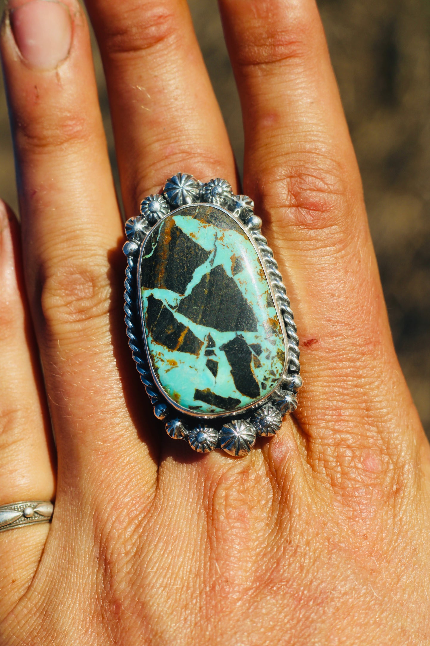 Blackjack Turquoise Ring