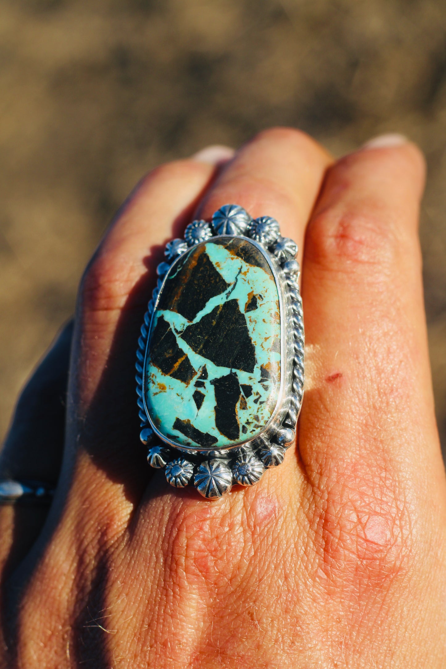 Blackjack Turquoise Ring