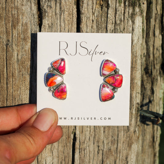 Pink Spiny Oyster Studs