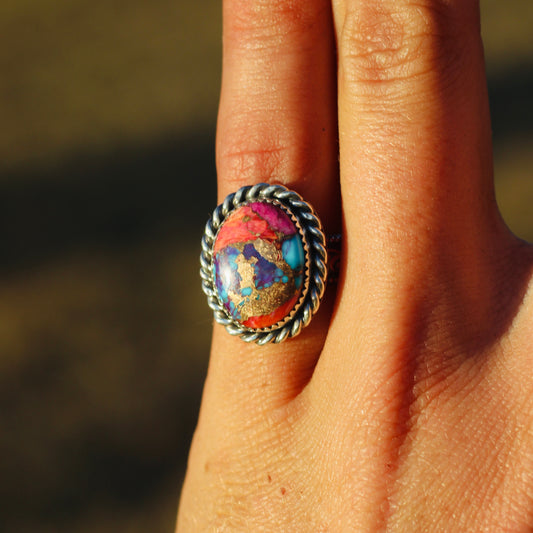 Pink Spiny Oyster Ring