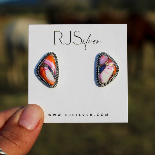 Pink Spiny Oyster Studs