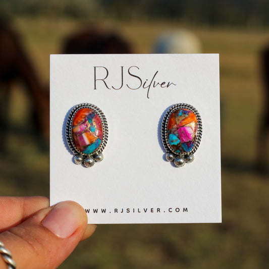 Pink Spiny Oyster Studs