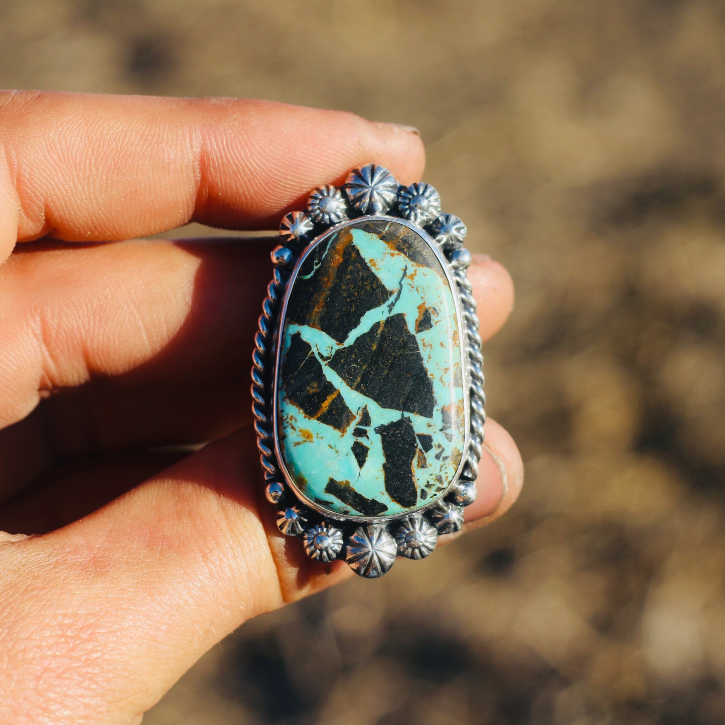 Blackjack Turquoise Ring