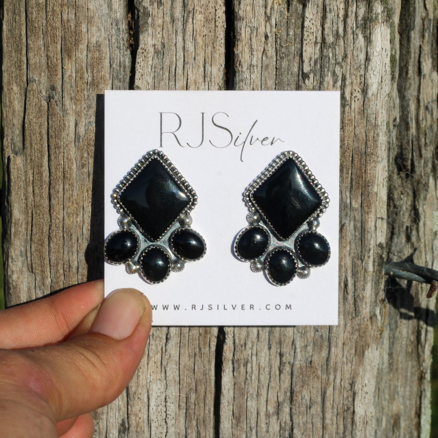 Black Onyx Studs