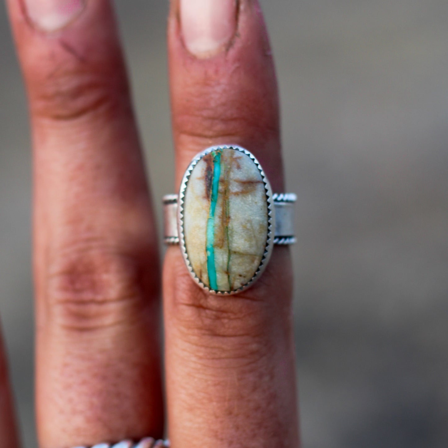 Royston Ribbon Turquoise Ring