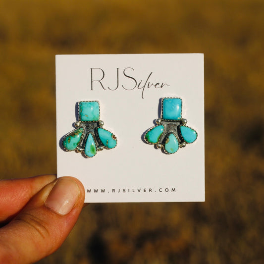 Sonoran Mountain Turquoise Studs