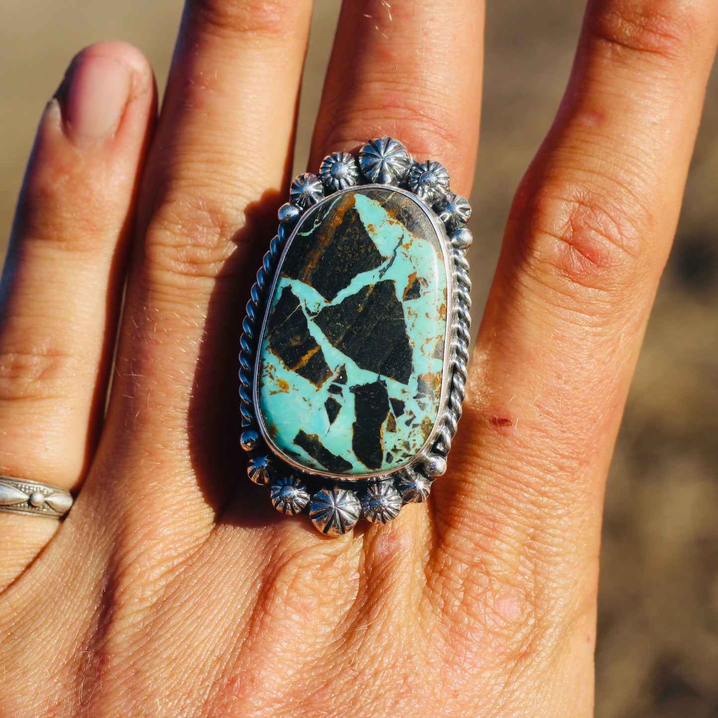 Blackjack Turquoise Ring