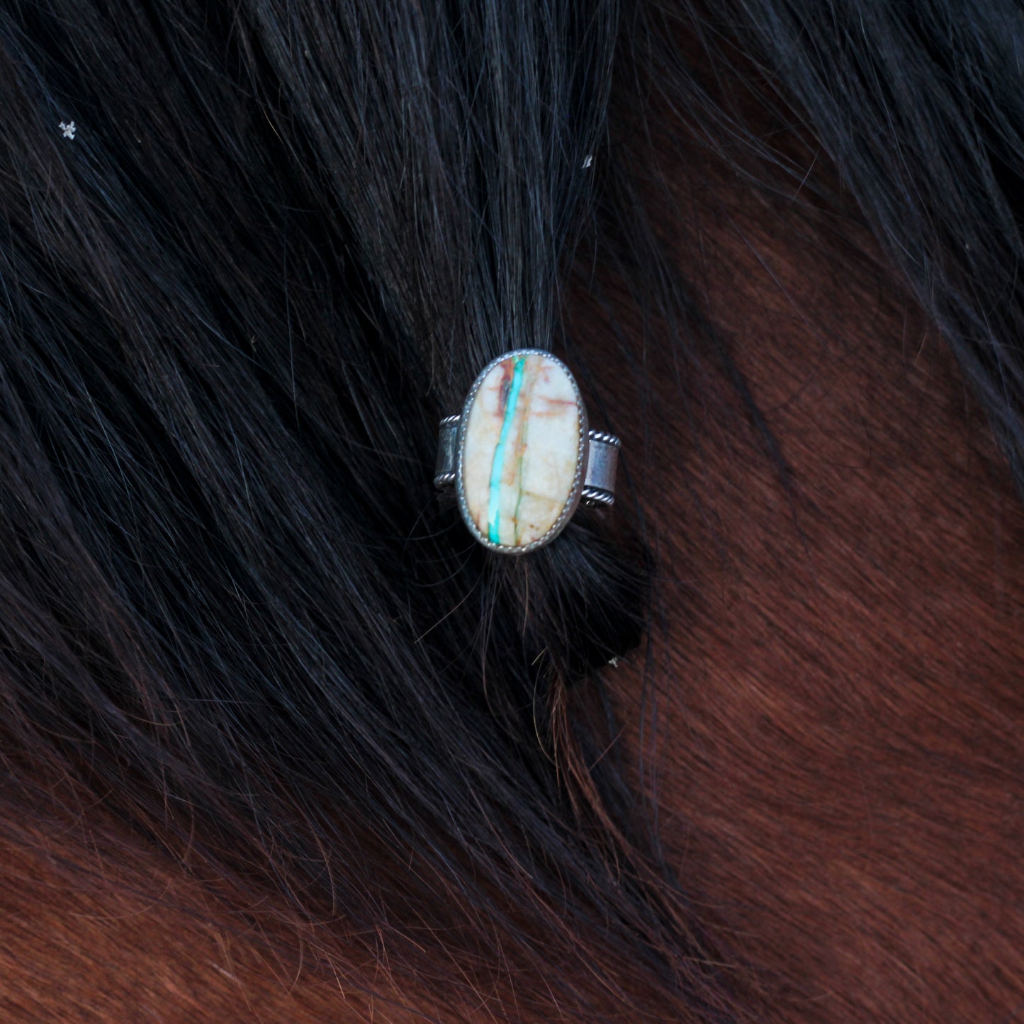 Royston Ribbon Turquoise Ring