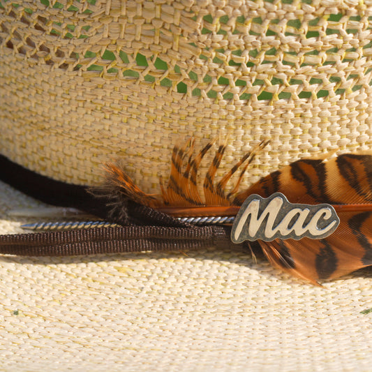 Sterling Silver Name Hat Pick