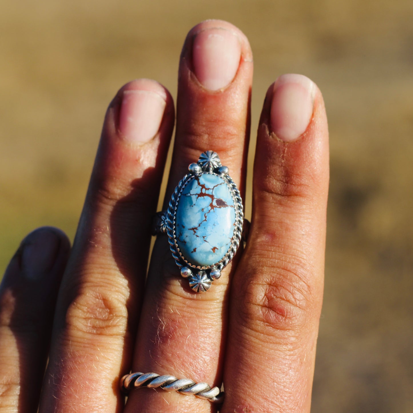 Golden Hills Turquoise Ring