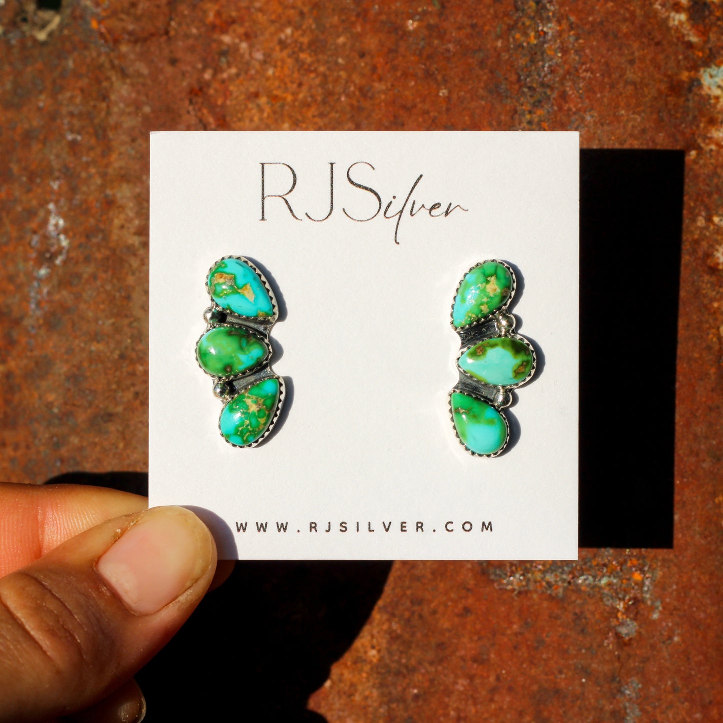 Sonoran Mountain Turquoise Studs