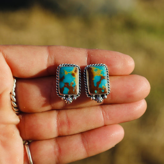 Royston Turquoise Studs