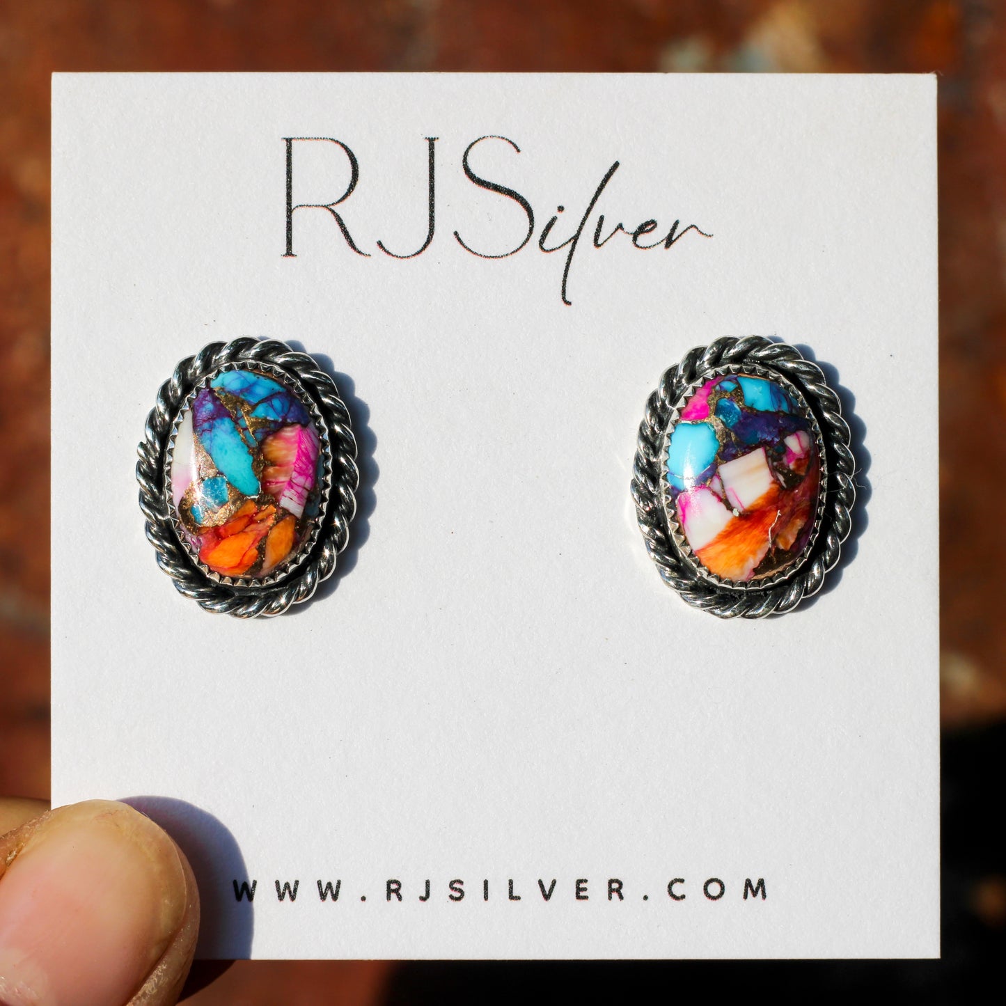 Pink Spiny Oyster Studs