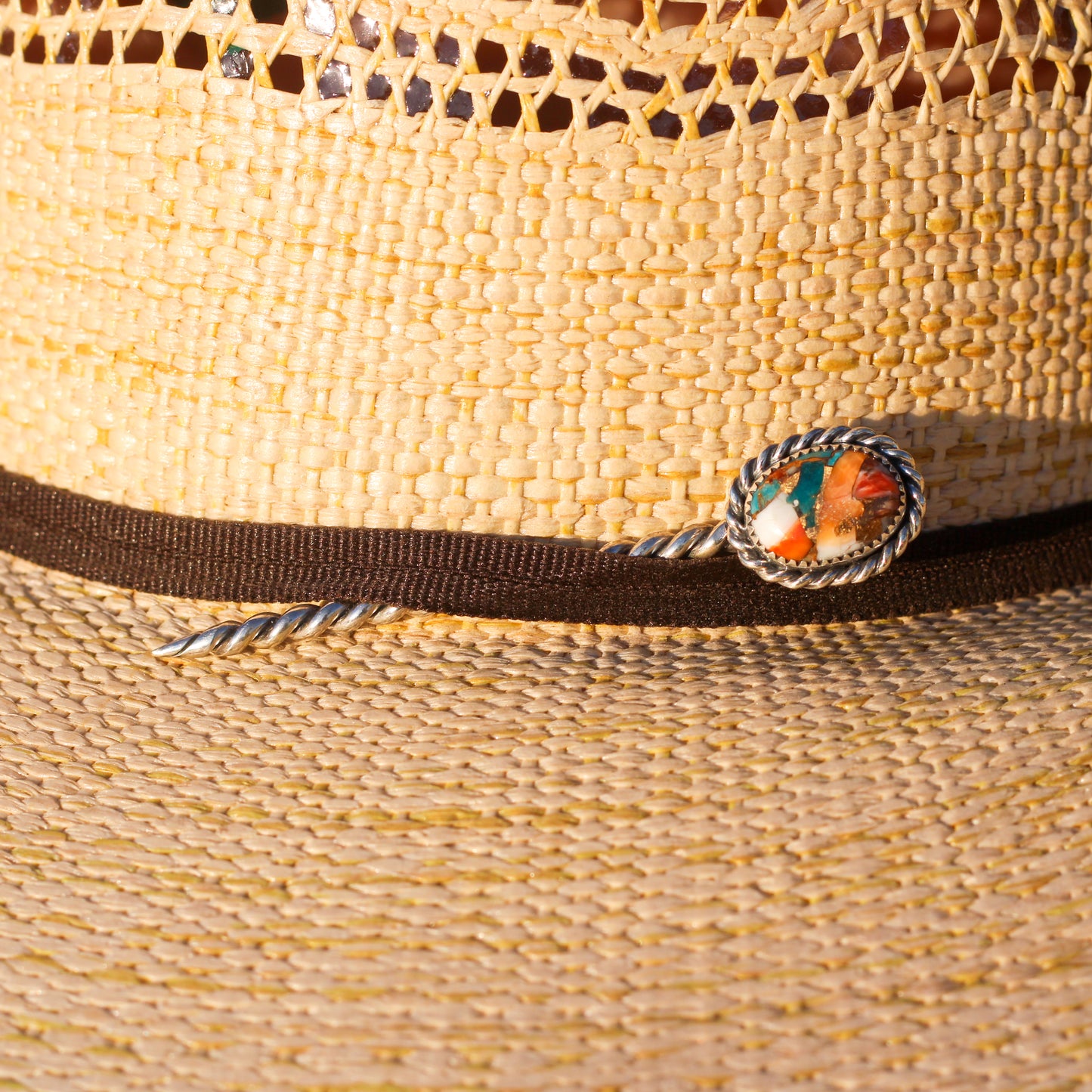 Spiny Oyster & Turquoise Hat Pick