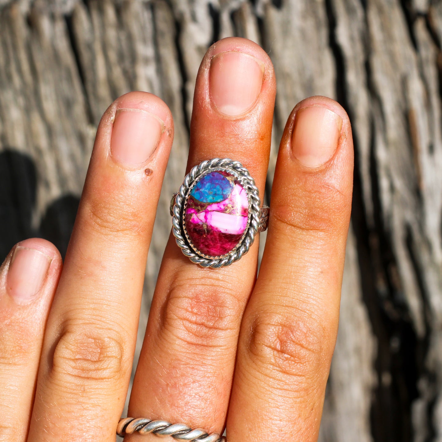 Pink Spiny Oyster Ring