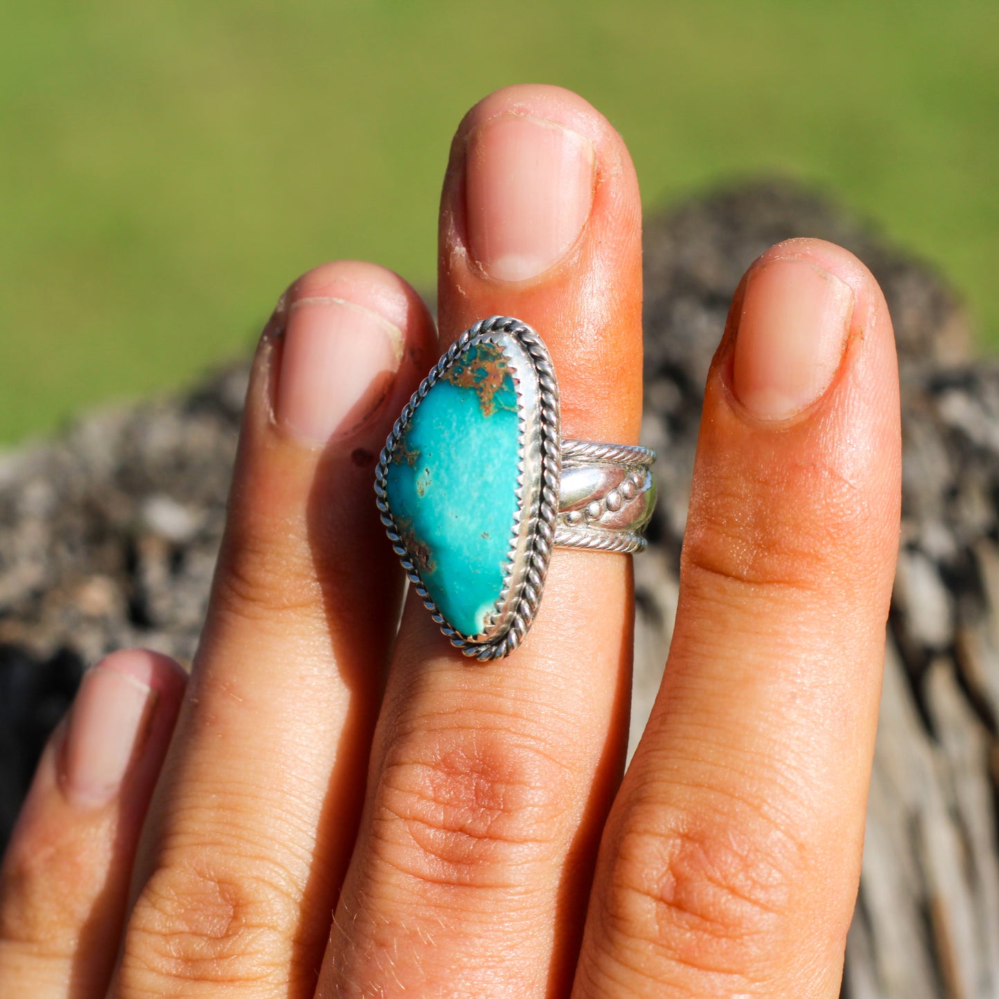 Fox Turquoise Ring