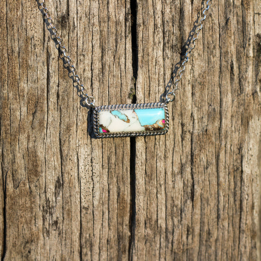 Cotton Candy Turquoise Necklace