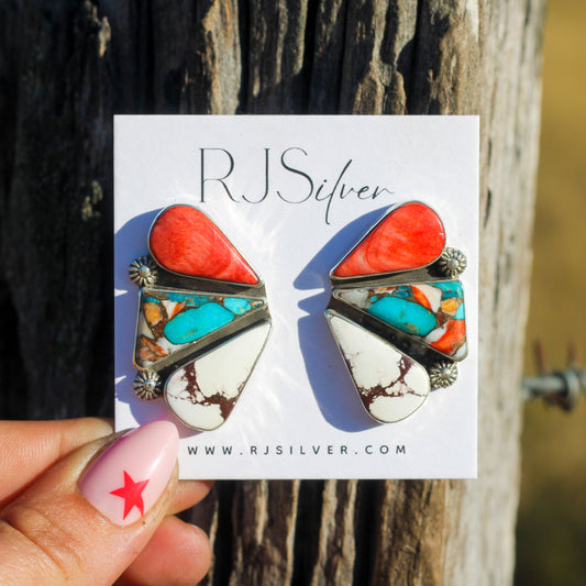 Wildcard Studs - Spiny Oyster & Wildhorse