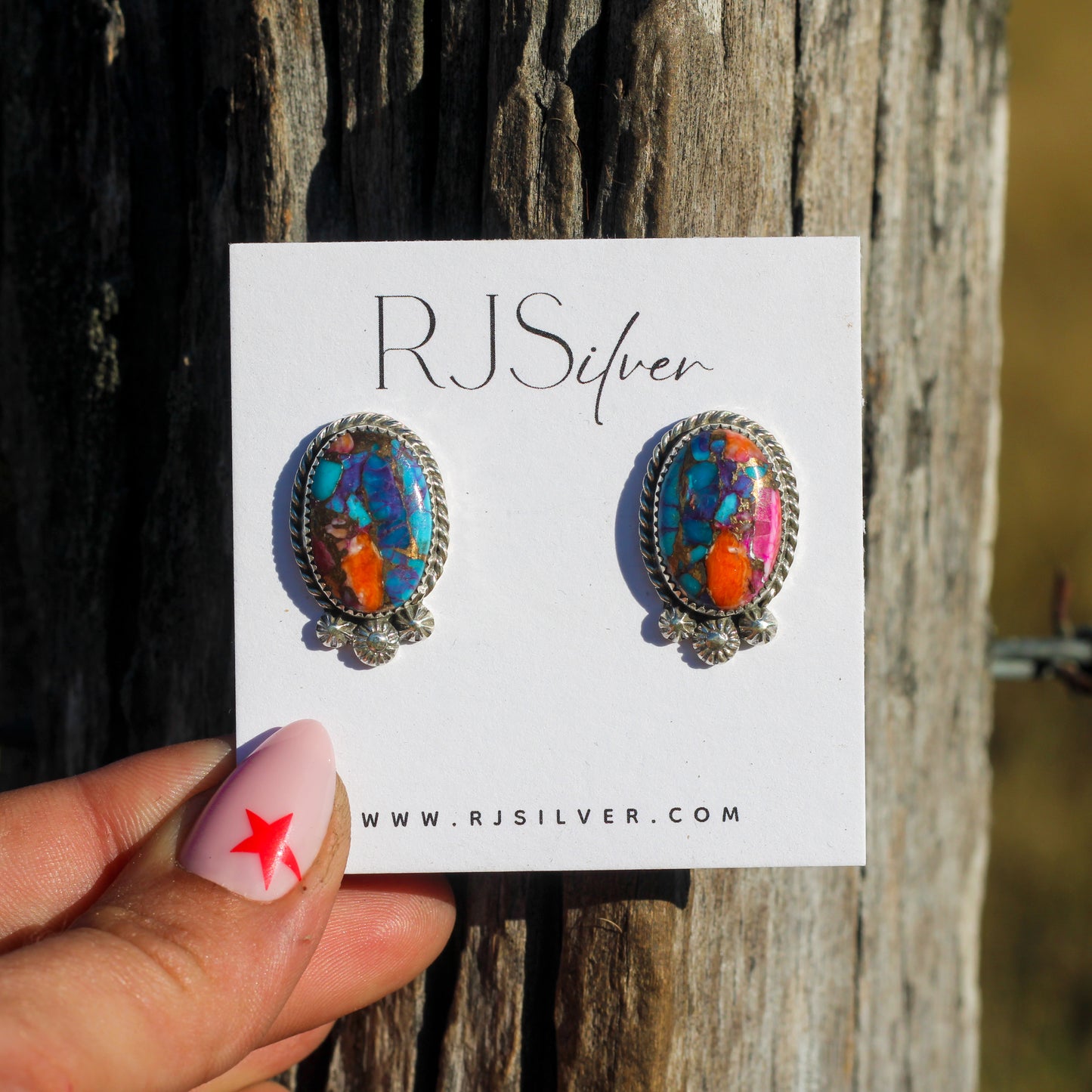 Pink Spiny Oyster Studs