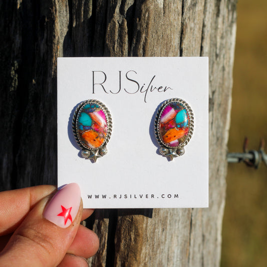 Pink Spiny Oyster Studs